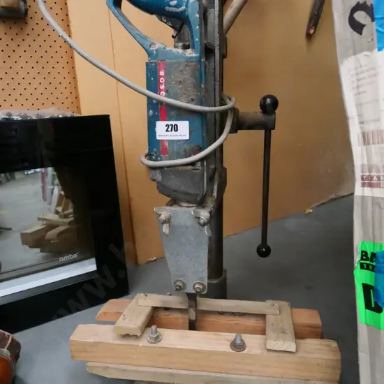 mortise drill on stand