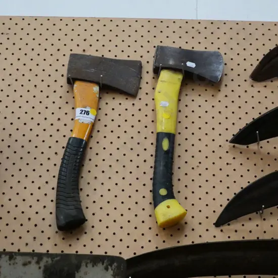 2 hatchets