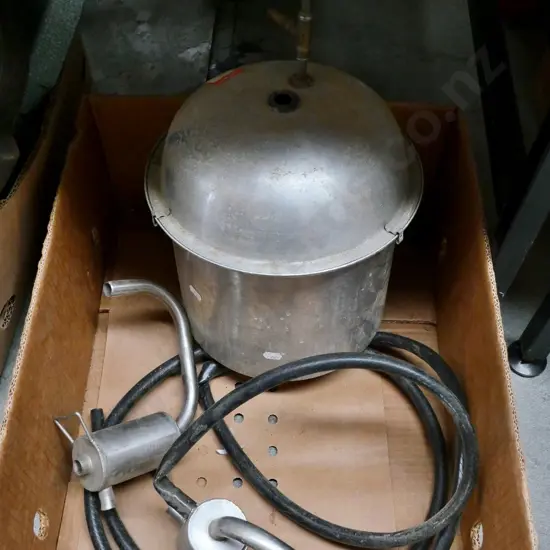 aluminium still pot