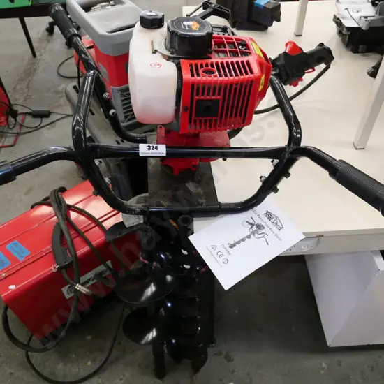 Tool Shed 82cc post hole borer with 3 augers