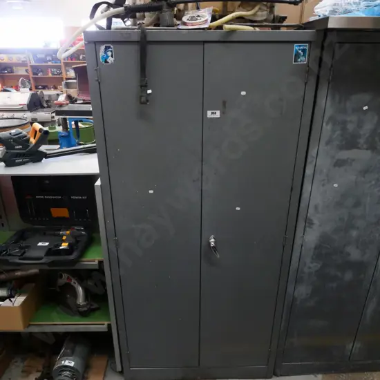 metal 2 door workshop cupboard H-1815 W-865 D-395