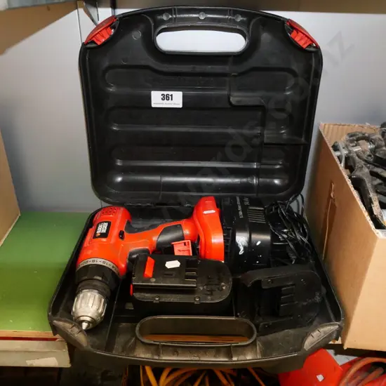 Black and Decker 14V cordless drill 