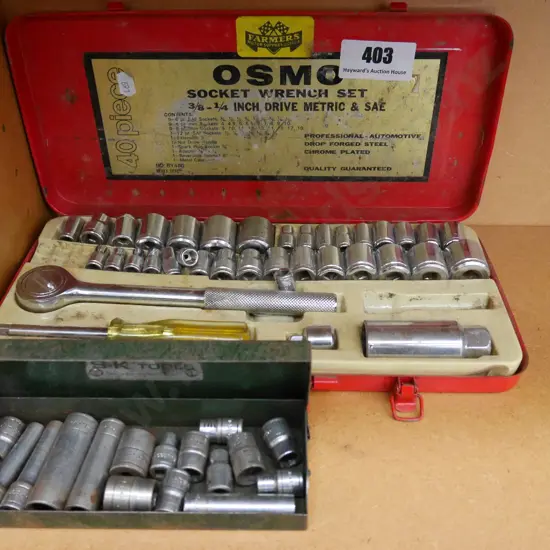 Osmo socket set and 1 other smaller socket set