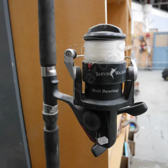 Jarvis Walker reel and Shakespeare rod