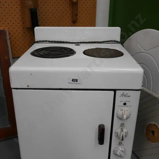 Atlas table top stove with 2 hobs