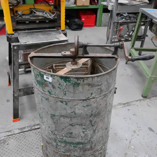 vintage spinning honey extractor