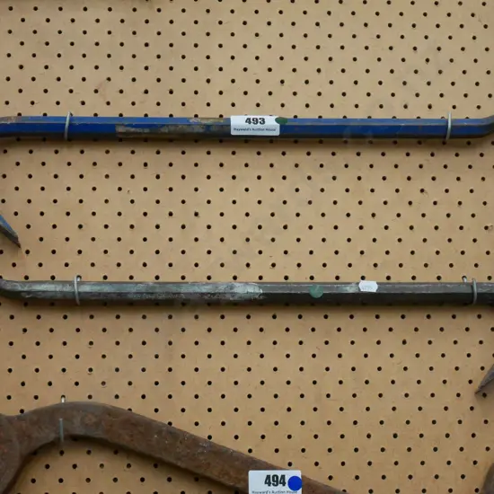 2 jemmy bars - green dots