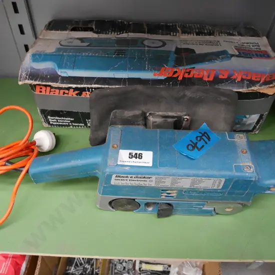 Black and Decker belt sander
