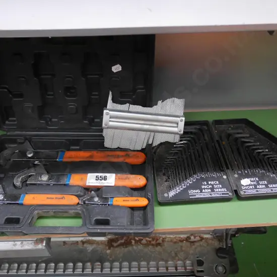 allen key set, cased Better Grip, adjustable template