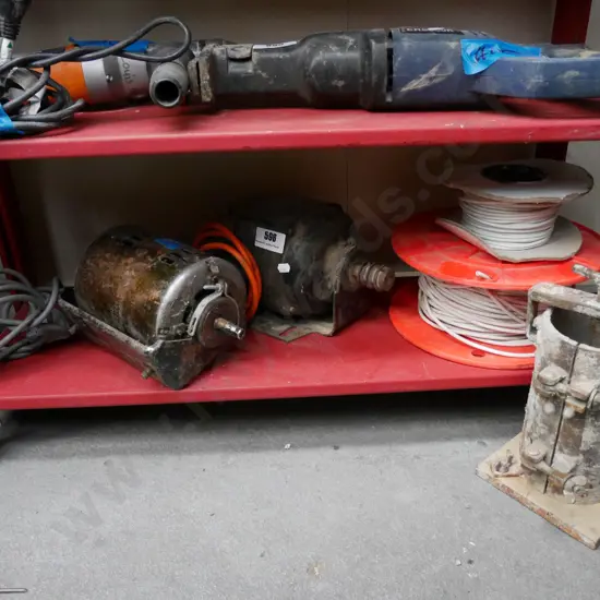 2 electric motors, coils of wire etc