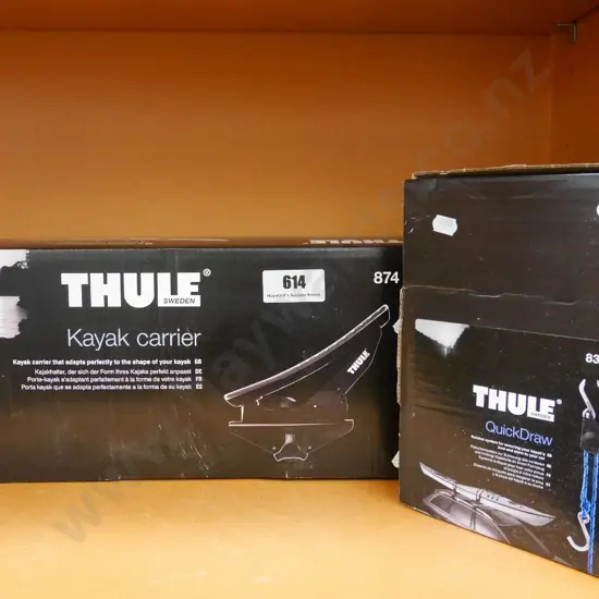 Thule kayak carrier and Quick Draw