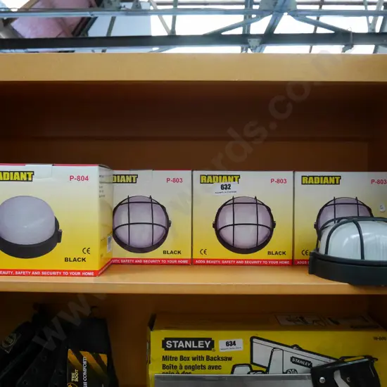 5x Radiant bunker lights - 1 is different