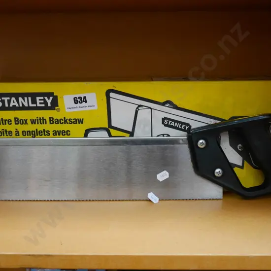 Stanley hand saw and mitre box
