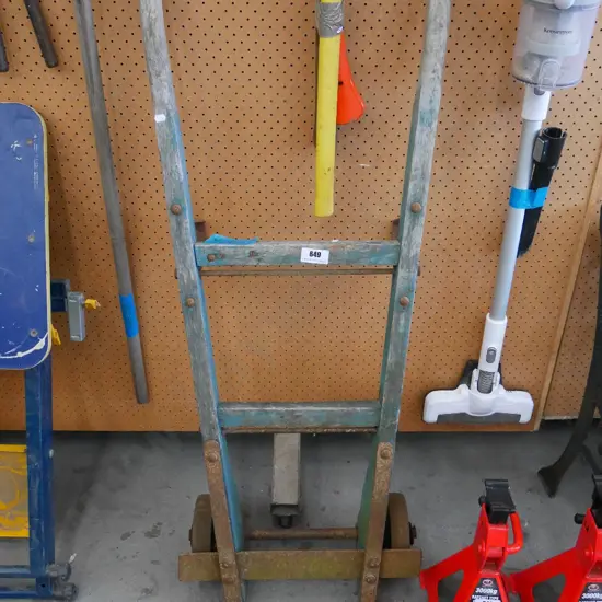 vintage sack barrow - seized wheels