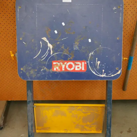 foldaway Ryobi work bench