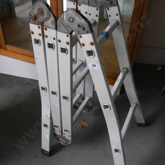 multi-position adjustable ladder
