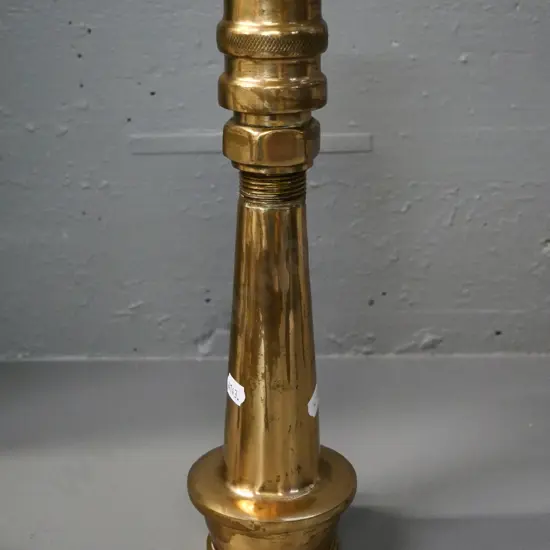 heavy brass NZ Fire Branch fire hose nozzle L-310
