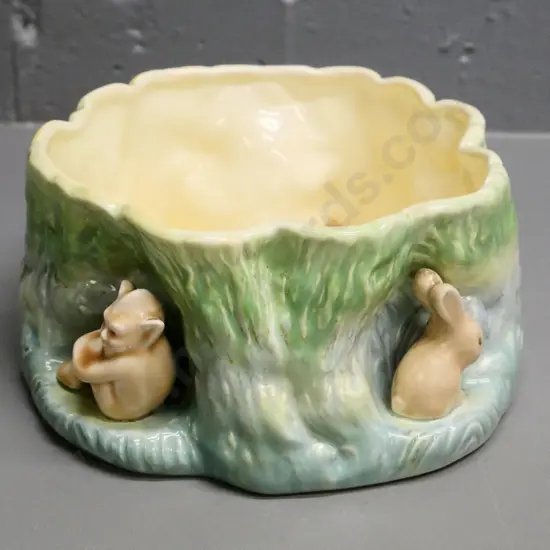 Sylvac gnome and rabbit salad bowl H-90 Diameter 180