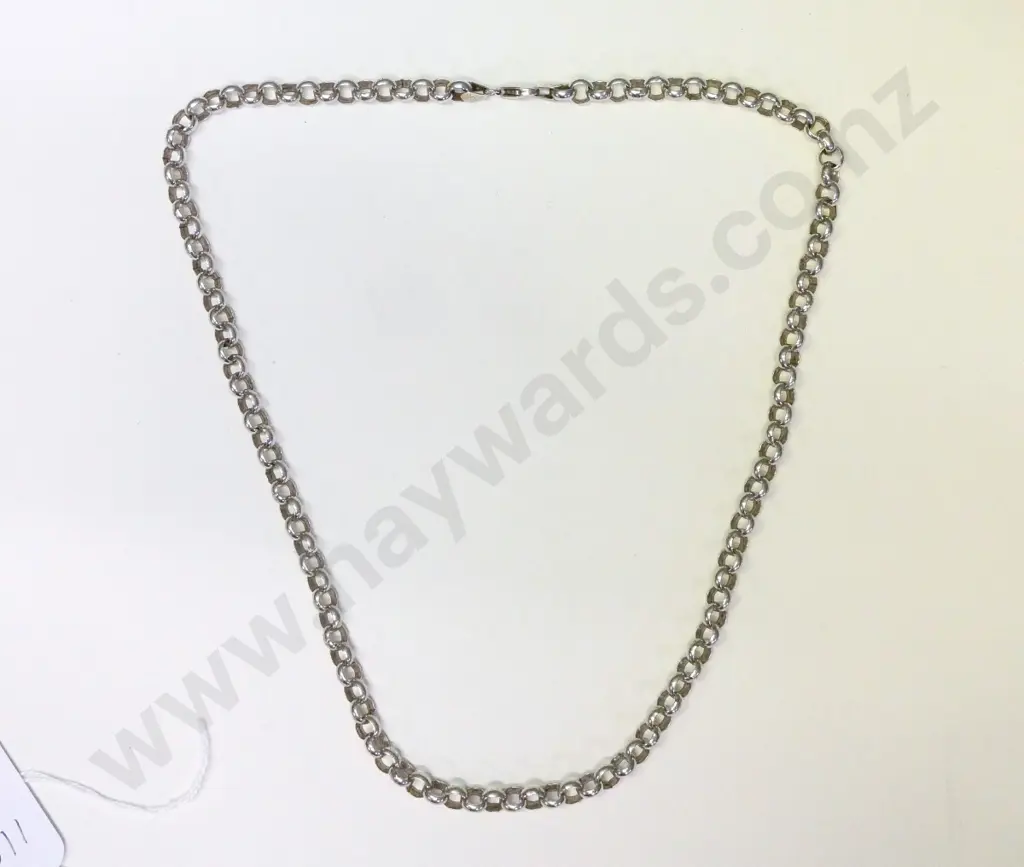 silver link chain stamped 925 NZ Image 1++