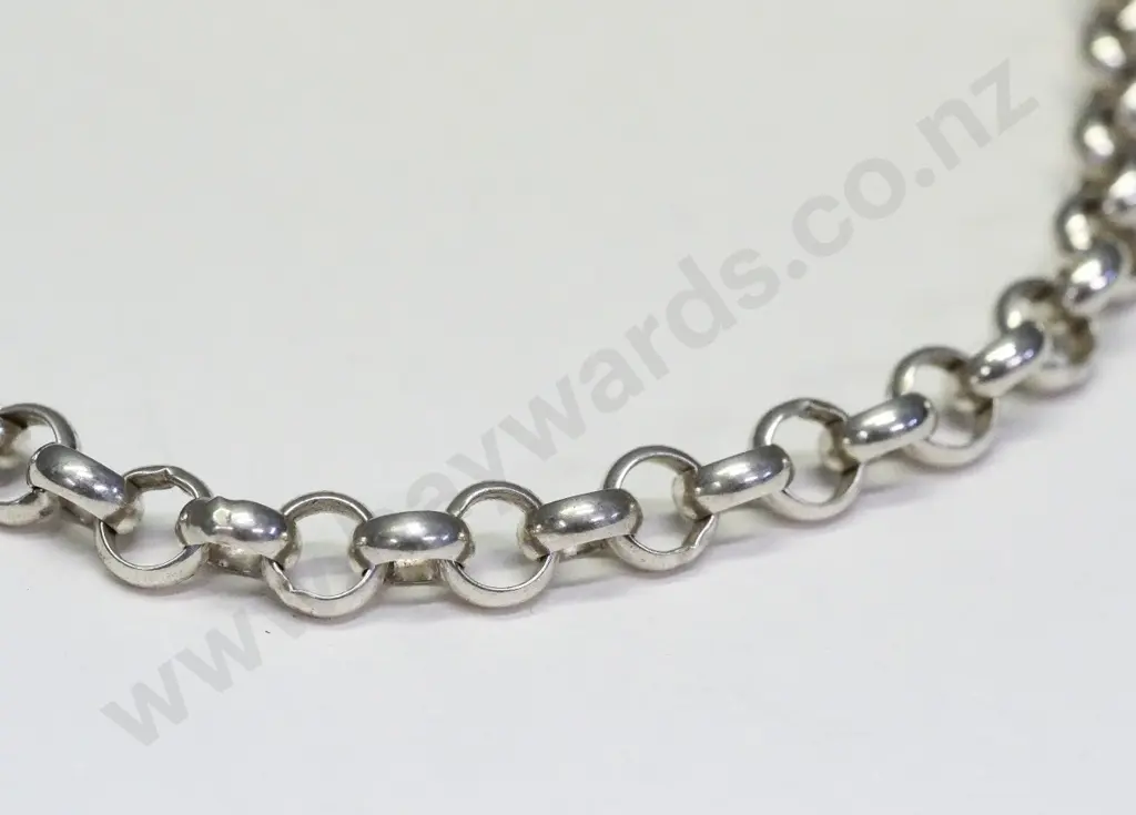 silver link chain stamped 925 NZ Image 1++