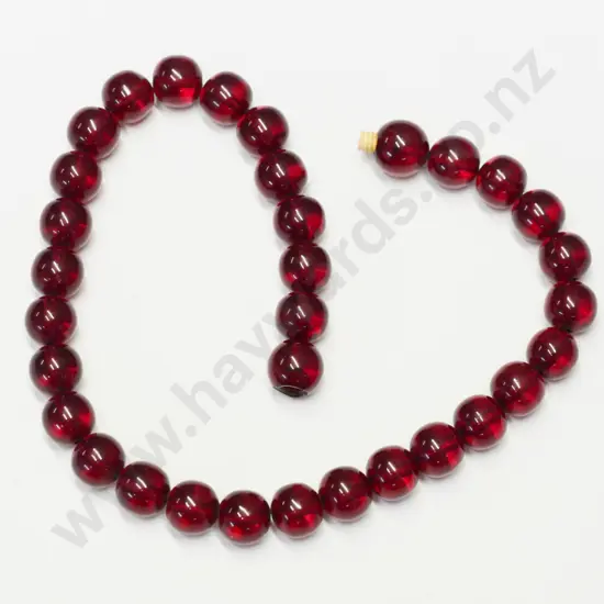 bakelite amber beads