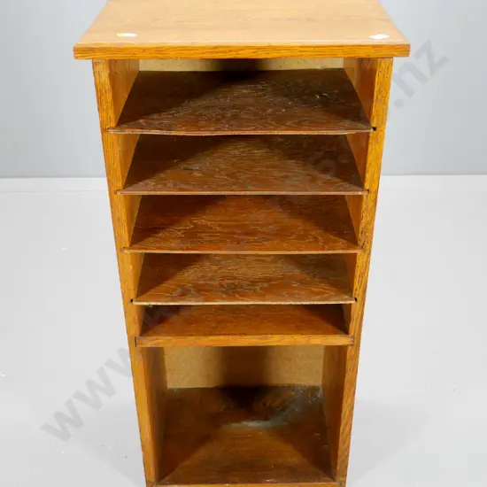 oak file shelf / cabinet H-920 W-460 D-280