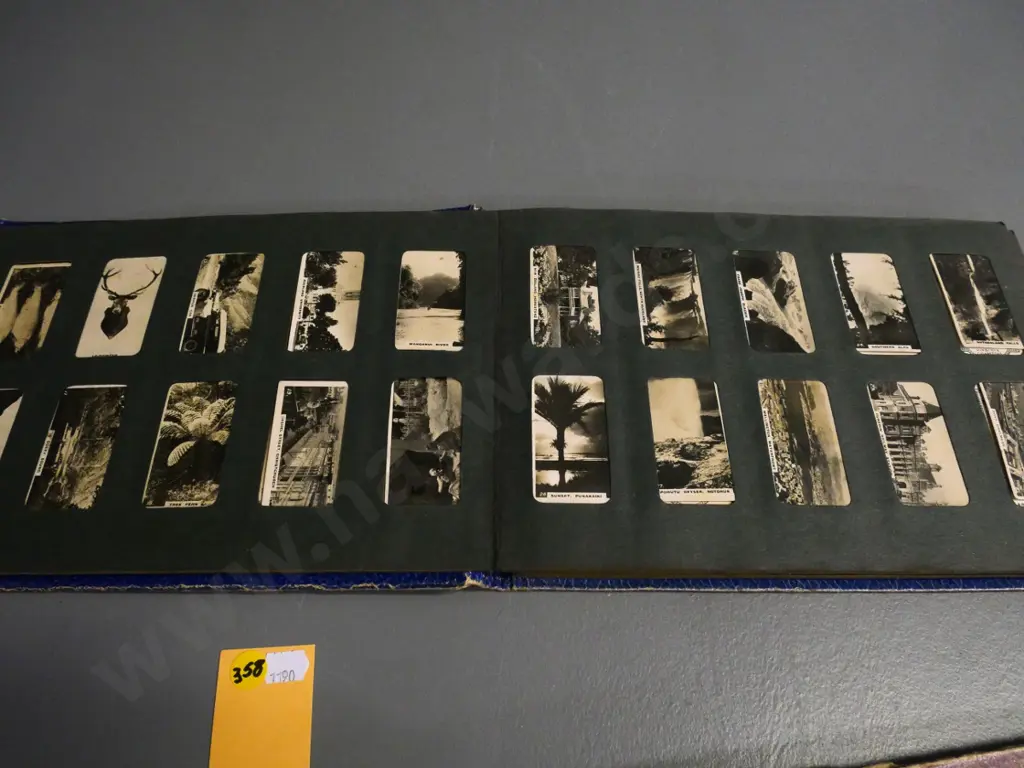 two Three Castles cigarette collector card albums with contents - wear to albums Image 1++