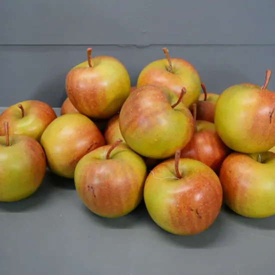16 composite 'faux fruit' apples