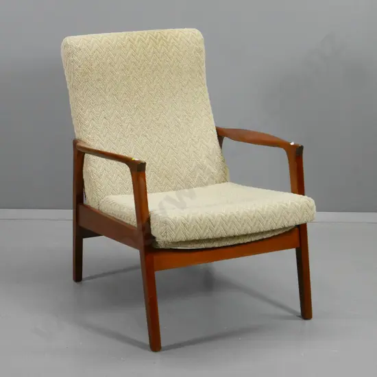 mid-century Don / Vono mahogany reclining lounge chair - some looseness in joints H-860 W-640 D-780