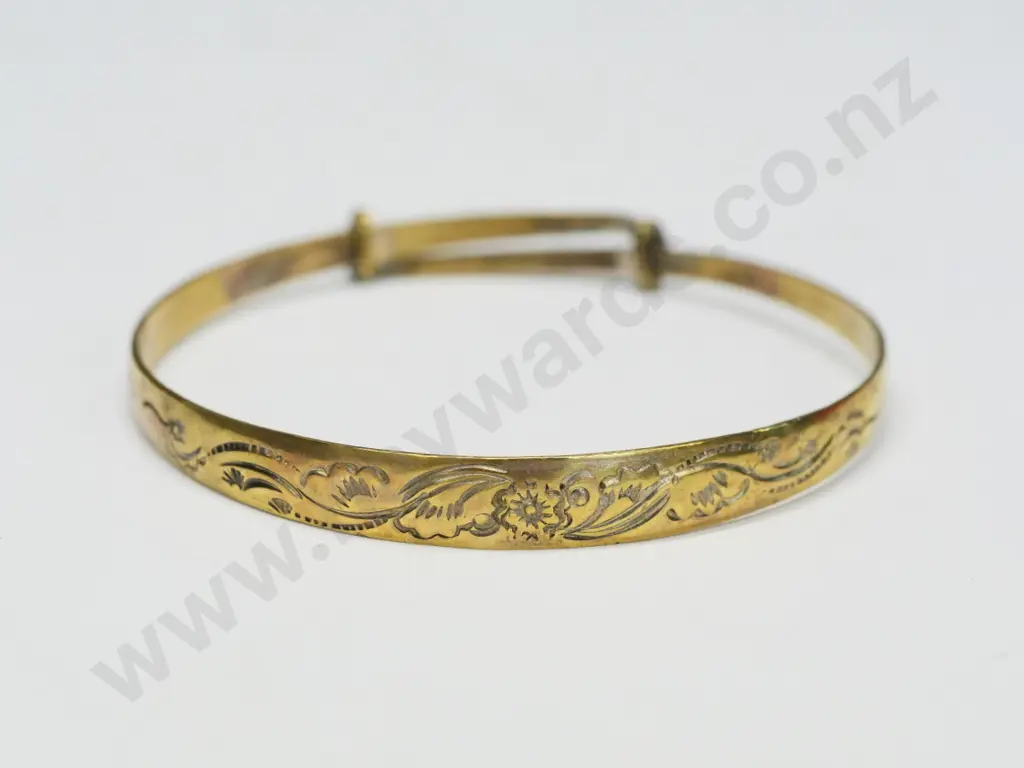 engraved bangle stamped 925 Image 1++