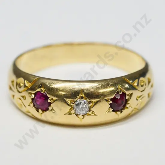 ruby & cz ring no mark