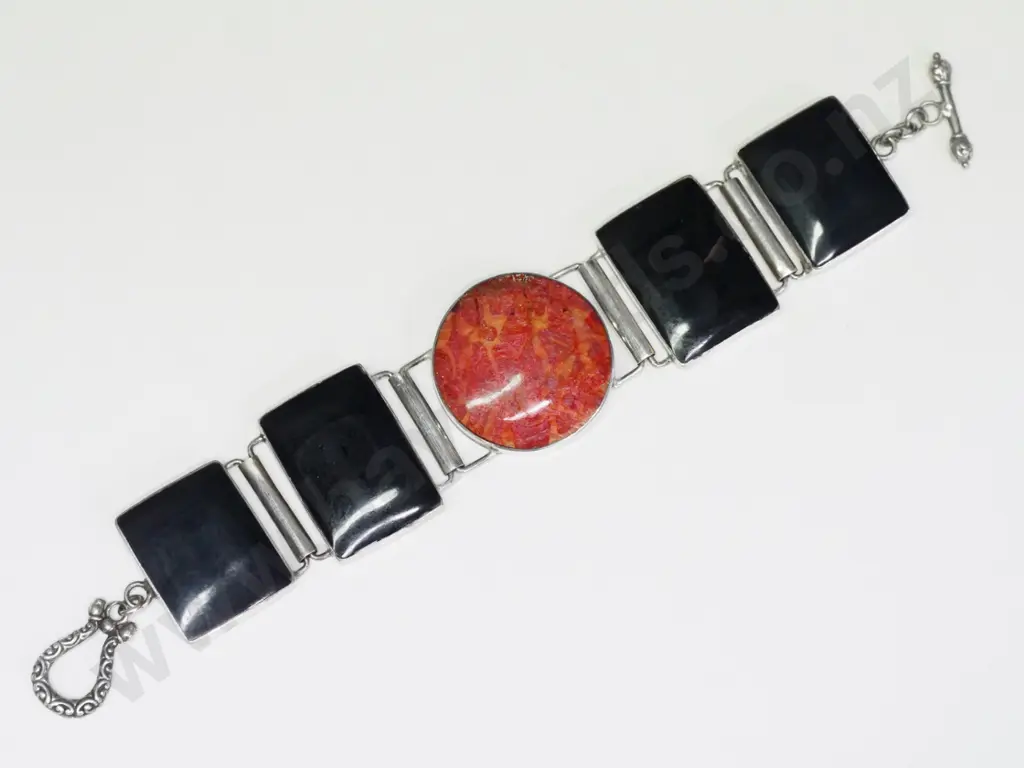 multi stone bracelet no marks Image 1++