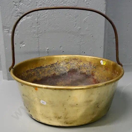 brass jam pan - H-350 D-360