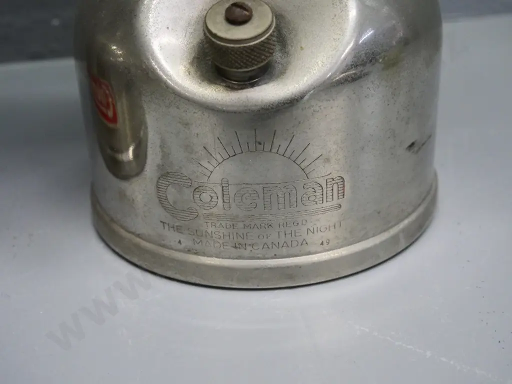 2 dark green enamel Coleman white spirit lanterns H-330 W-160 Image 1++