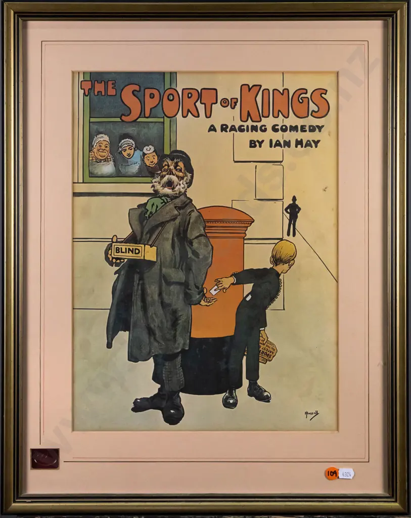 framed print - "The Sport of Kings"  H-390 W-290 Image 1++