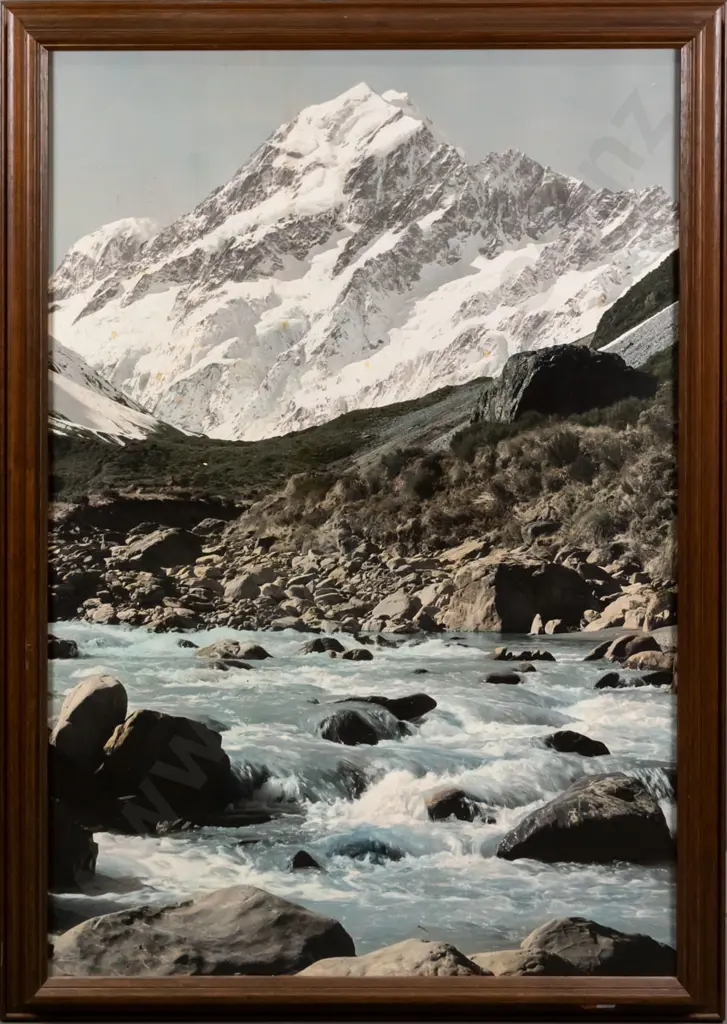 framed reproduction photo print - mountain scene  H-750 W-510 (marks) Image 1++