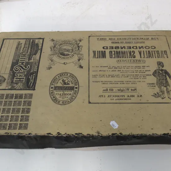 printer's litho stone circa 1920s - H&J Smiths, war stamps, Ferguson's whiskey, Invercargill dairy etc. L-480 W-300