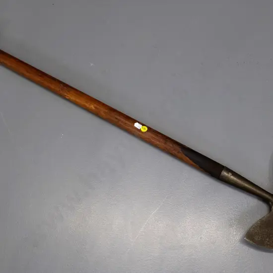 vintage whale flensing tool / blubber knife with timber handle L-890