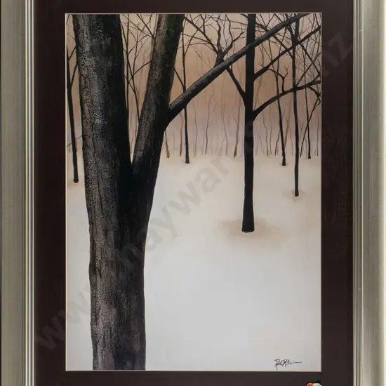 framed print - trees H-690 W-490