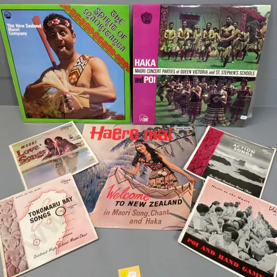 vinyl records - Maori music - 3 LPs and 4 EPs