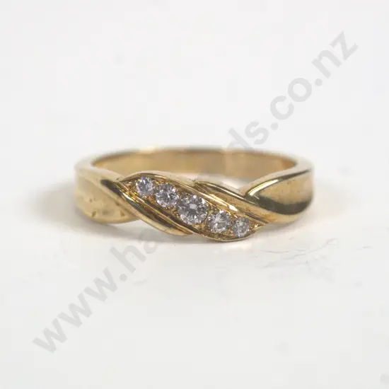 9ct cz ring