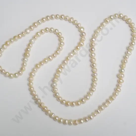 long fresh water pearl necklace