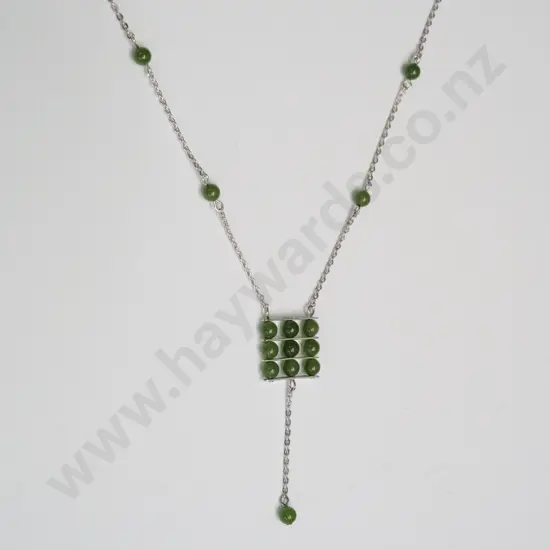 silver necklace stamped 925 on chain