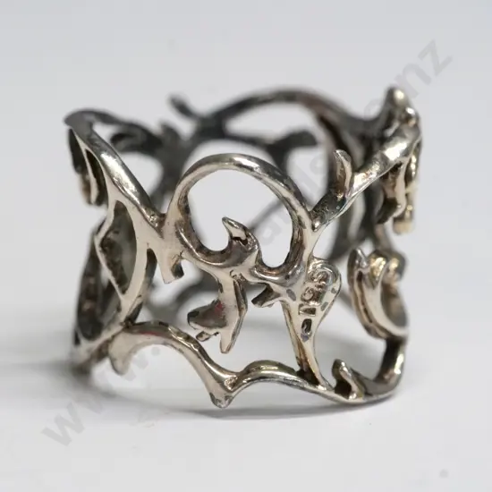 silver ring stamped stgs