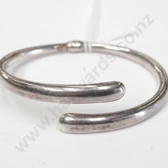 silver bangle stamped 925