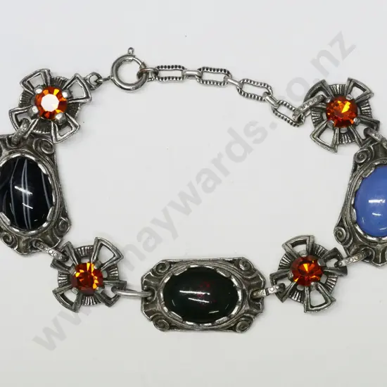 coloured stone bracelet