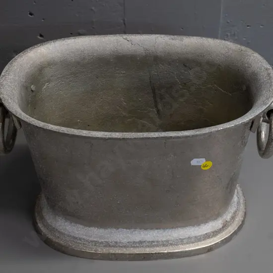 cast alloy wine cooler with ring handles H-230 W-380 D-220