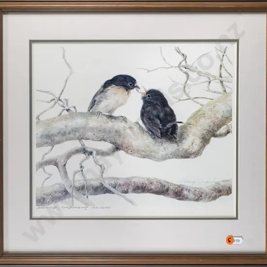 Merrilyn Jaquiery - framed ltd edition print 231/600 "Foster Program H-290 W-340
