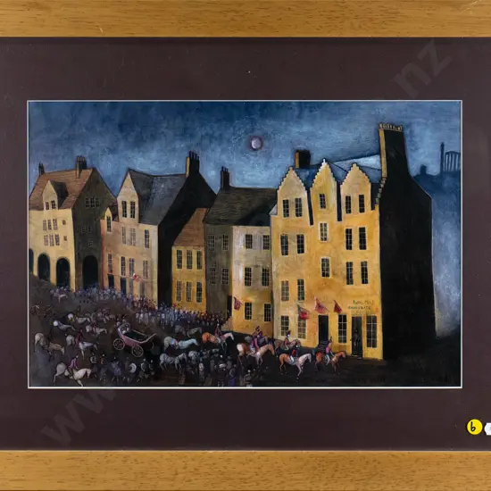 Michael McVeigh -framed print "The state visit" H-280 W-400