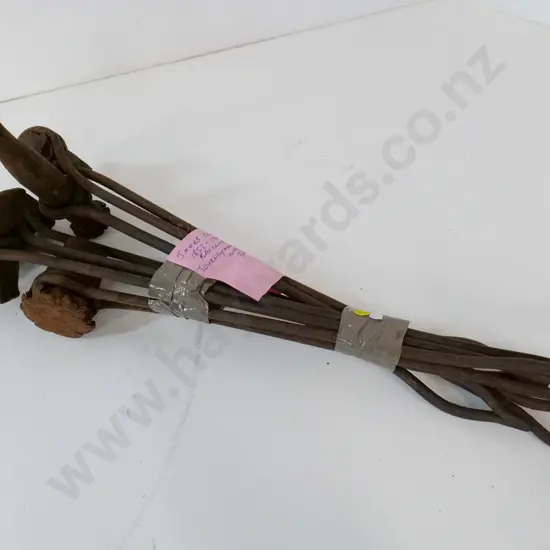 vintage wheelright / blacksmith tools from workshop of James Clark (1853-1944) Balclutha. Approx. L-600